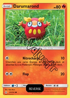 Carte Pokémon Darumarond Reverse n°23 de la série Alliance Infaillible