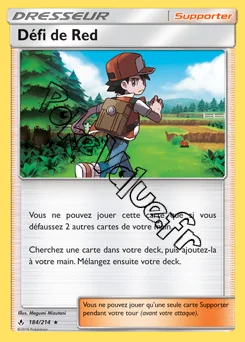 Carte Pokémon Défi de Red n°184 de la série Alliance Infaillible