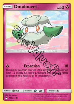 Carte Pokémon Doudouvet n°139 de la série Alliance Infaillible