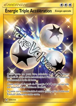 Carte Pokémon Énergie Triple Accélération n°234 de la série Alliance Infaillible