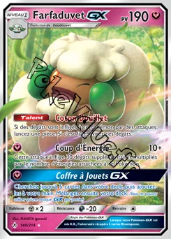 Carte Pokémon Farfaduvet GX n°140 de la série Alliance Infaillible
