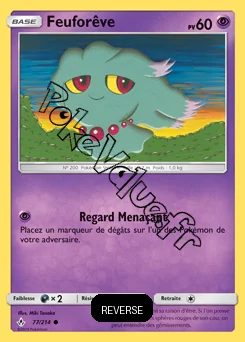 Carte Pokémon Feuforêve Reverse n°77 de la série Alliance Infaillible