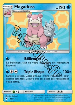 Carte Pokémon Flagadoss n°43 de la série Alliance Infaillible