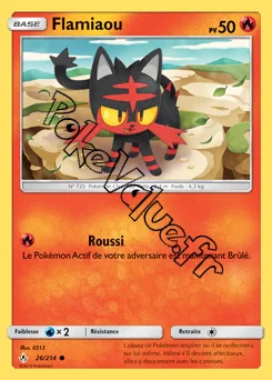 Carte Pokémon Flamiaou n°26 de la série Alliance Infaillible