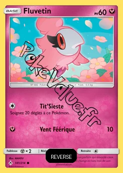 Carte Pokémon Fluvetin Reverse n°141 de la série Alliance Infaillible