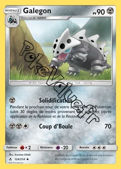 Carte Pokémon Galegon n°124 de la série Alliance Infaillible