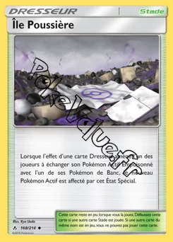 Carte Pokémon Île Poussière n°168 de la série Alliance Infaillible