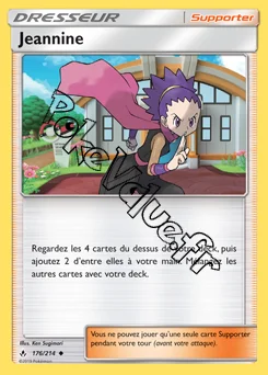 Carte Pokémon Jeannine n°176 de la série Alliance Infaillible