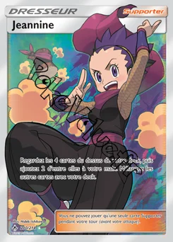 Carte Pokémon Jeannine n°210 de la série Alliance Infaillible
