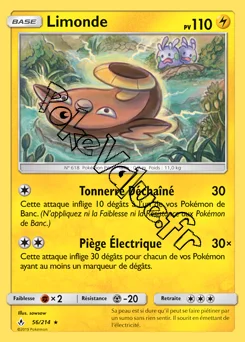 Carte Pokémon Limonde n°56 de la série Alliance Infaillible