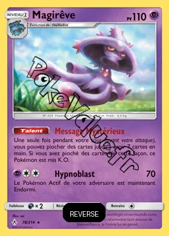 Carte Pokémon Magirêve Reverse n°78 de la série Alliance Infaillible