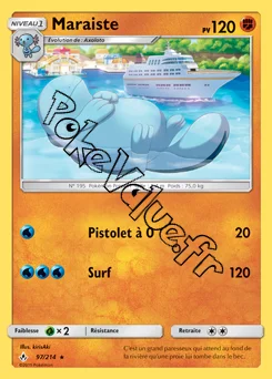Carte Pokémon Maraiste n°97 de la série Alliance Infaillible