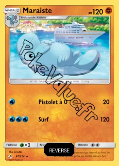 Carte Pokémon Maraiste Reverse n°97 de la série Alliance Infaillible