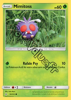 Carte Pokémon Mimitoss n°10 de la série Alliance Infaillible