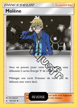 Carte Pokémon Molène Reverse n°181 de la série Alliance Infaillible