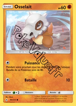 Carte Pokémon Osselait n°90 de la série Alliance Infaillible