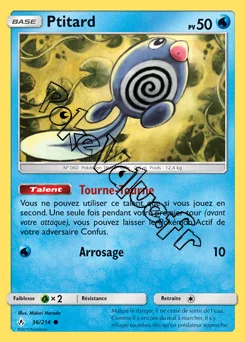 Carte Pokémon Ptitard n°36 de la série Alliance Infaillible