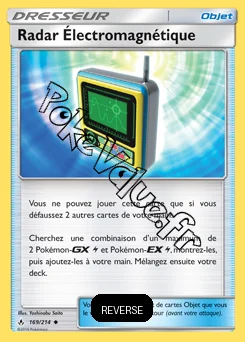 Carte Pokémon Radar Électromagnétique Reverse n°169 de la série Alliance Infaillible