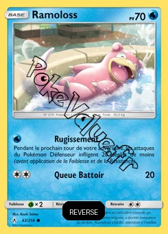 Carte Pokémon Ramoloss Reverse n°42 de la série Alliance Infaillible