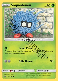 Carte Pokémon Saquedeneu n°16 de la série Alliance Infaillible