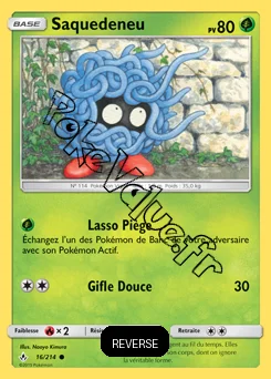 Carte Pokémon Saquedeneu Reverse n°16 de la série Alliance Infaillible