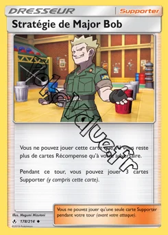 Carte Pokémon Stratégie de Major Bob n°178 de la série Alliance Infaillible