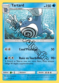 Carte Pokémon Tartard n°39 de la série Alliance Infaillible