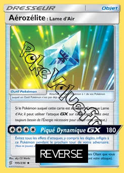 Carte Pokémon Aérozélite : Lame d’Air Reverse n°195 de la série Harmonie des Esprits