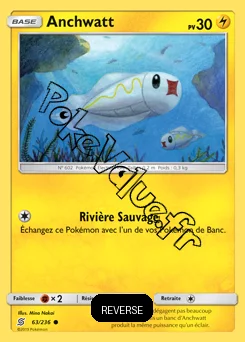 Carte Pokémon Anchwatt Reverse n°63 de la série Harmonie des Esprits