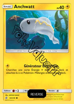 Carte Pokémon Anchwatt Reverse n°64 de la série Harmonie des Esprits