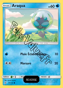 Carte Pokémon Araqua Reverse n°48 de la série Harmonie des Esprits