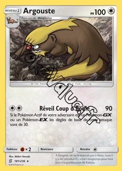 Carte Pokémon Argouste n°181 de la série Harmonie des Esprits