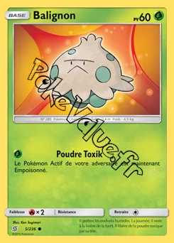 Carte Pokémon Balignon n°5 de la série Harmonie des Esprits