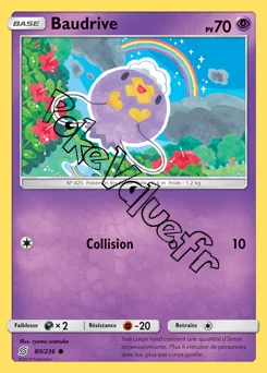 Carte Pokémon Baudrive n°80 de la série Harmonie des Esprits