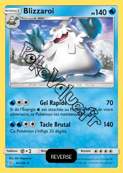 Carte Pokémon Blizzaroi Reverse n°42 de la série Harmonie des Esprits