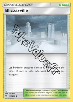 Carte Pokémon Blizzarville n°187 de la série Harmonie des Esprits