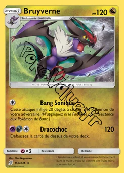 Carte Pokémon Bruyverne n°159 de la série Harmonie des Esprits