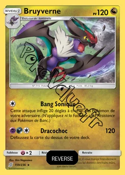Carte Pokémon Bruyverne Reverse n°159 de la série Harmonie des Esprits