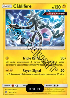 Carte Pokémon Câblifère Reverse n°70 de la série Harmonie des Esprits