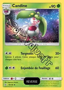 Carte Pokémon Candine Reverse n°18 de la série Harmonie des Esprits