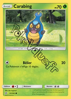 Carte Pokémon Carabing n°12 de la série Harmonie des Esprits