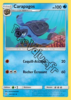 Carte Pokémon Carapagos n°44 de la série Harmonie des Esprits