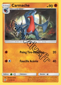 Carte Pokémon Carmache n°113 de la série Harmonie des Esprits