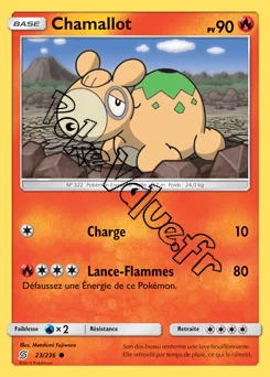 Carte Pokémon Chamallot n°23 de la série Harmonie des Esprits