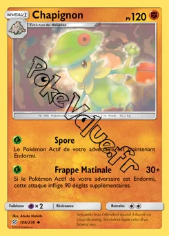 Carte Pokémon Chapignon n°108 de la série Harmonie des Esprits