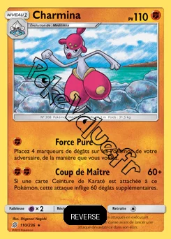 Carte Pokémon Charmina Reverse n°110 de la série Harmonie des Esprits