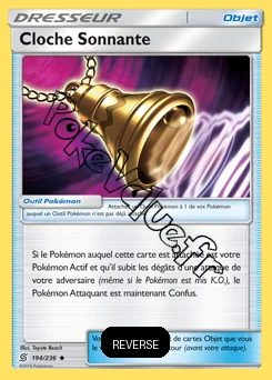 Carte Pokémon Cloche Sonnante Reverse n°194 de la série Harmonie des Esprits