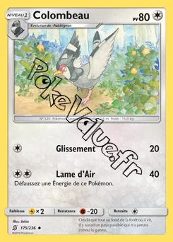 Carte Pokémon Colombeau n°175 de la série Harmonie des Esprits