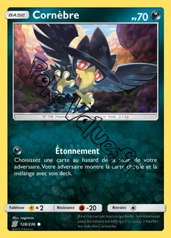Carte Pokémon Cornèbre n°128 de la série Harmonie des Esprits
