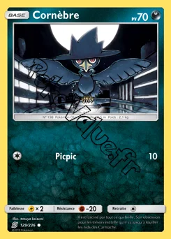 Carte Pokémon Cornèbre n°129 de la série Harmonie des Esprits